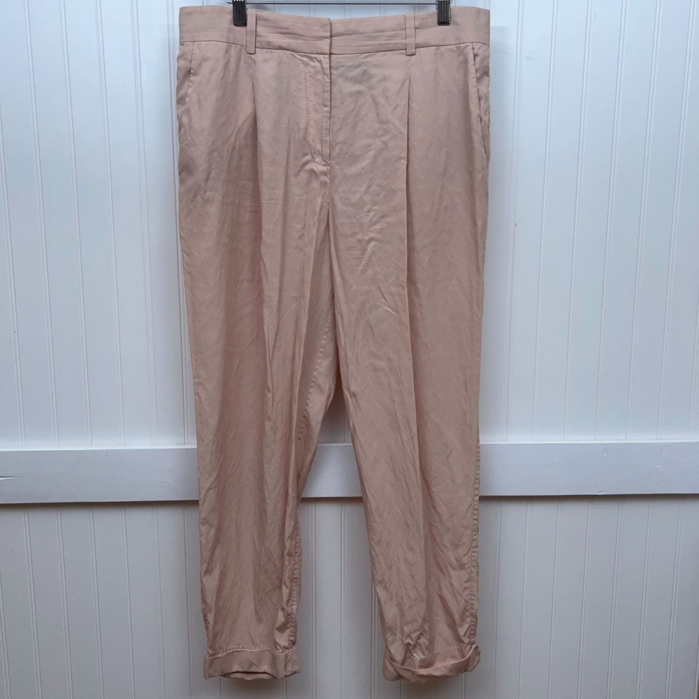 COS Pale Pink Women's Pants Coquette Office Siren Sz 10 Professional Workwear - Picture 2 of 11